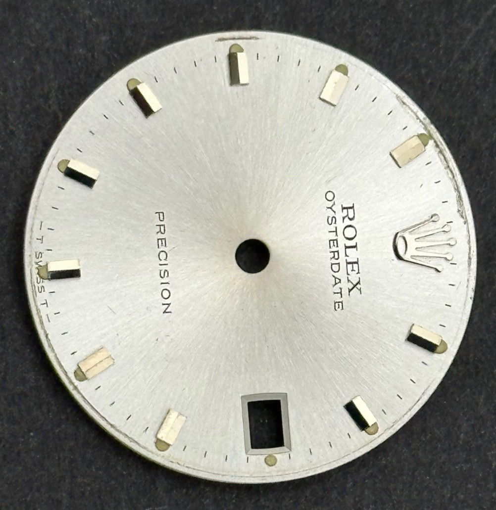 Vintage Rolex Oysterdate Precision Watch Dial For 6466