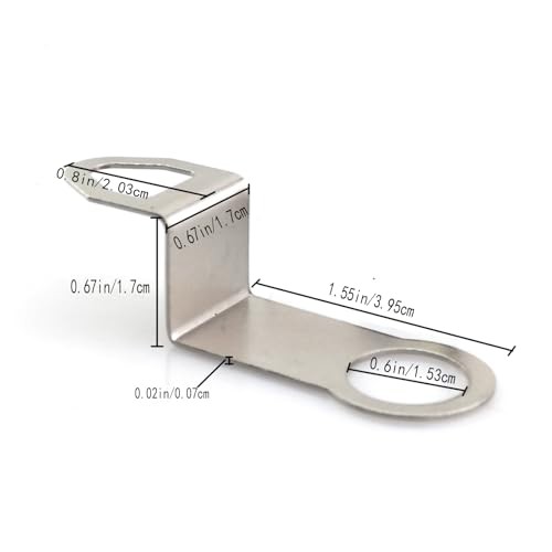 6PCS Metal Clock Replacement Stands Quartz Watch Movement Hook Fastening