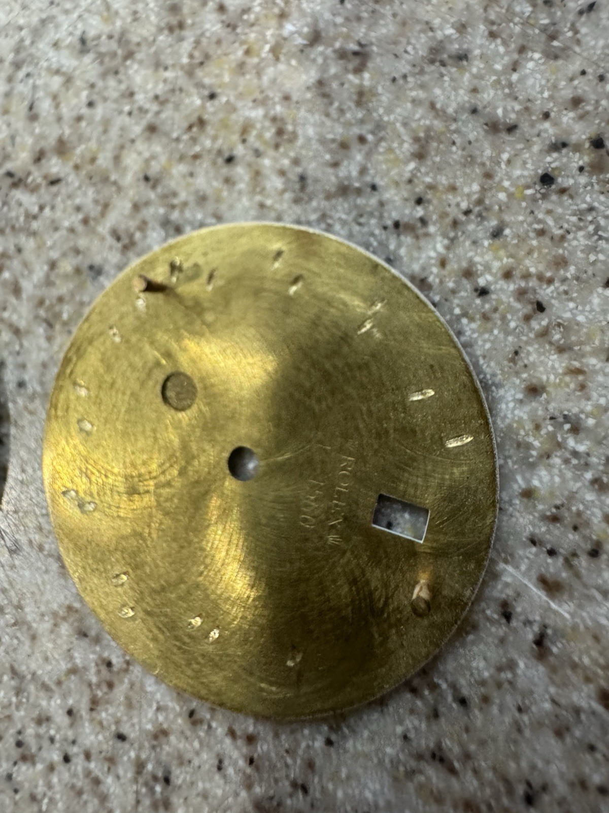 Rolex Dial 16233 16013 1 Missing Feet 1 Missing Index