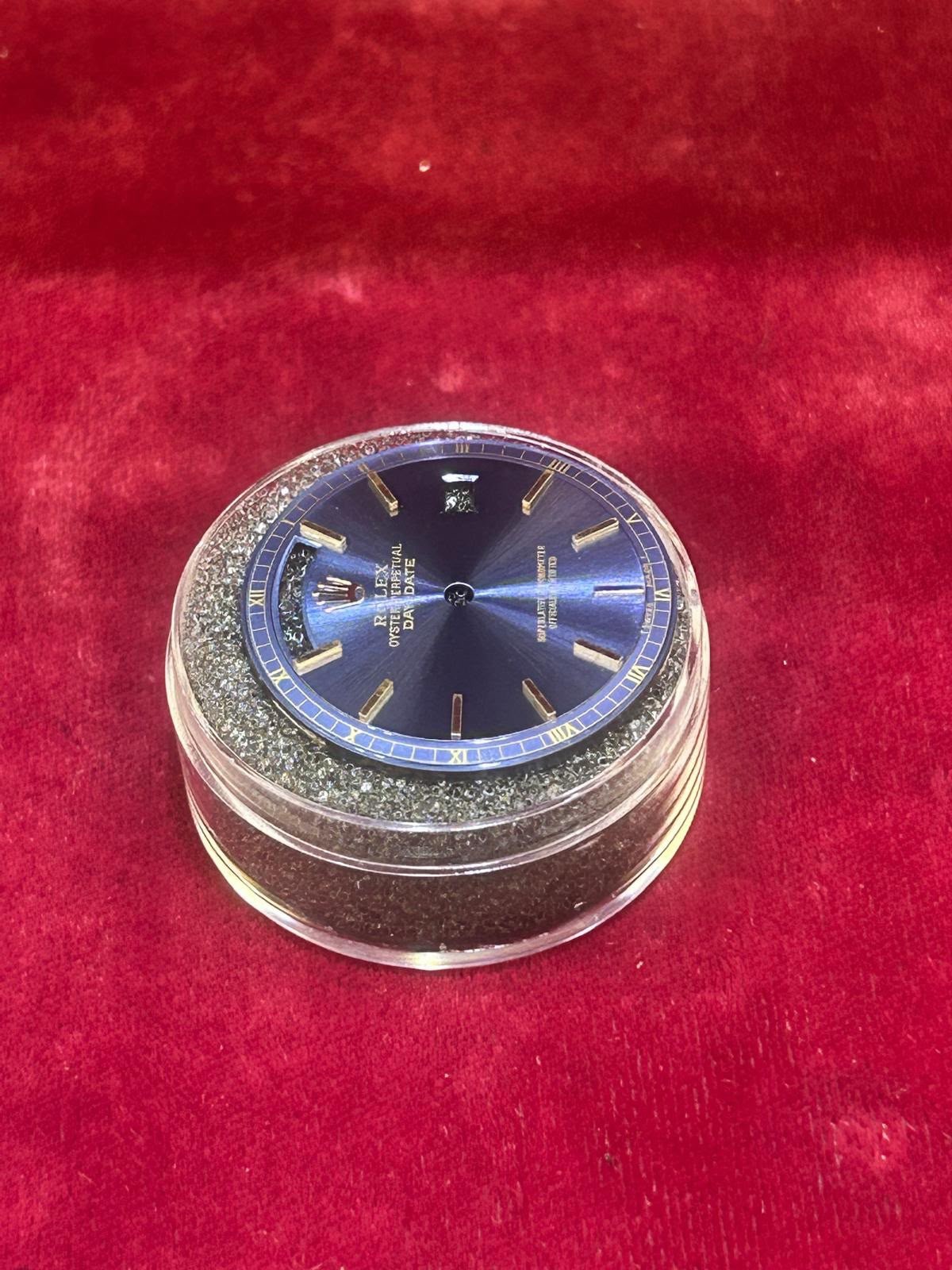 Rolex NonQuick 36mm Day-Date Custom Blue Stick Dial For References 1803-1807