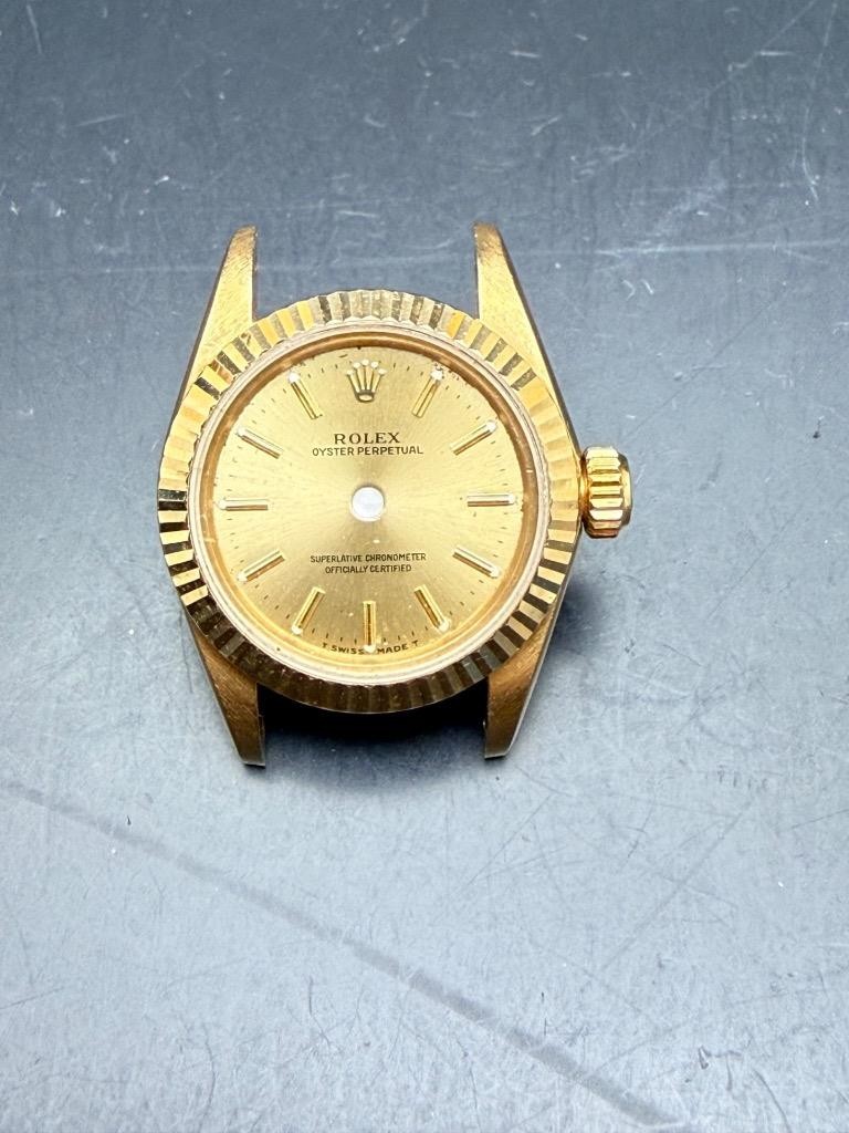 Genuine 18k Solid Gold Rolex ref 67138/67000 Case Set.