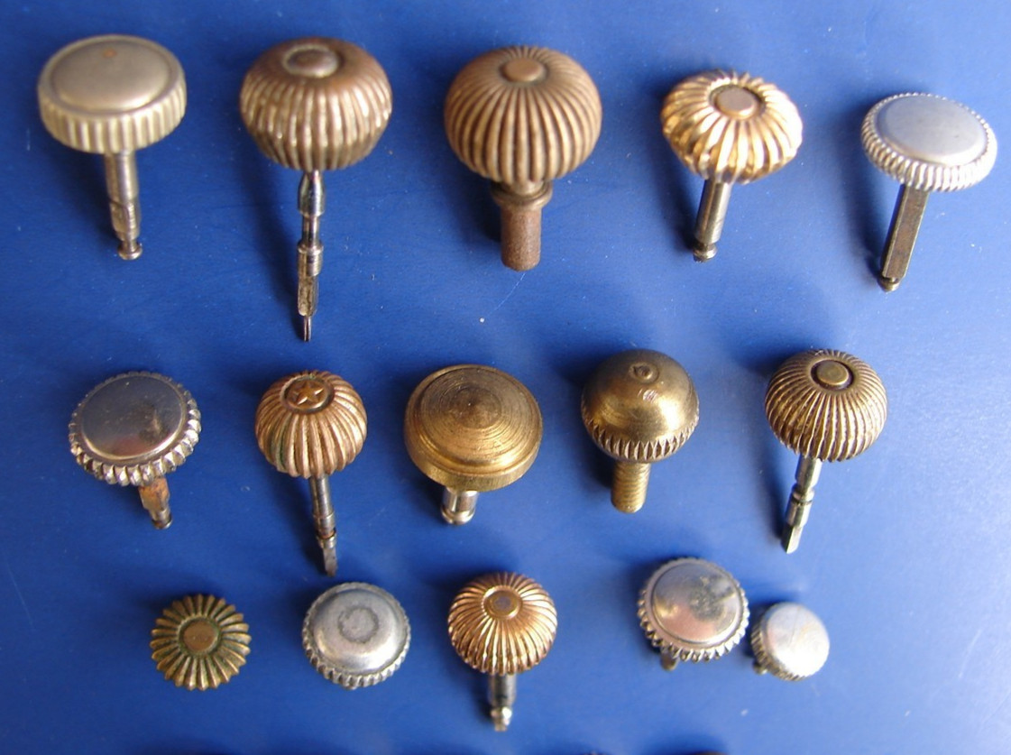 Lot of Vintage pocket watch Crown & Stems watchmaker parts repair Lot of 26 Pc
