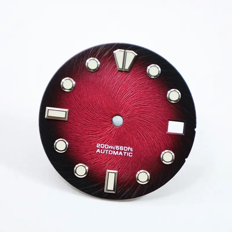 NH35 Dial 28.5mm Dazzling Wind Watch Face High Quality BGW9 Lume NH35 Movement
