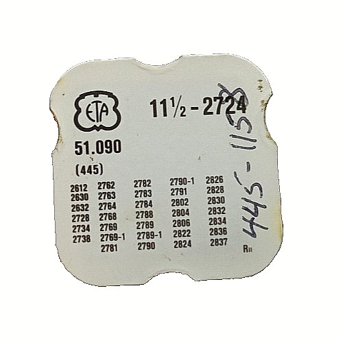 ETA 2724 Setting Lever Spring Set Bridge watch part #445/1158 “SEE INTERCHANGE”