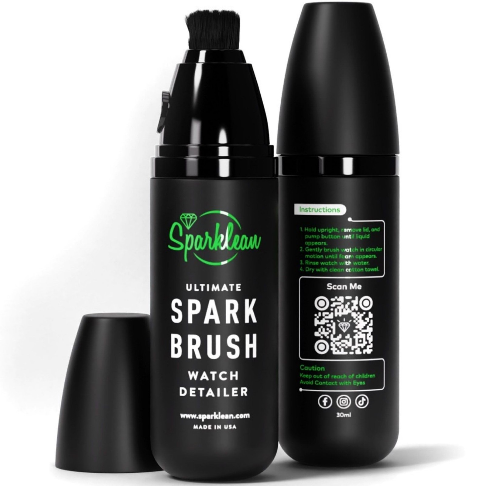 Sparkbrush Premium Watch Cleaner Kit – Ultimate Watch Cleaning Brush with Ult…