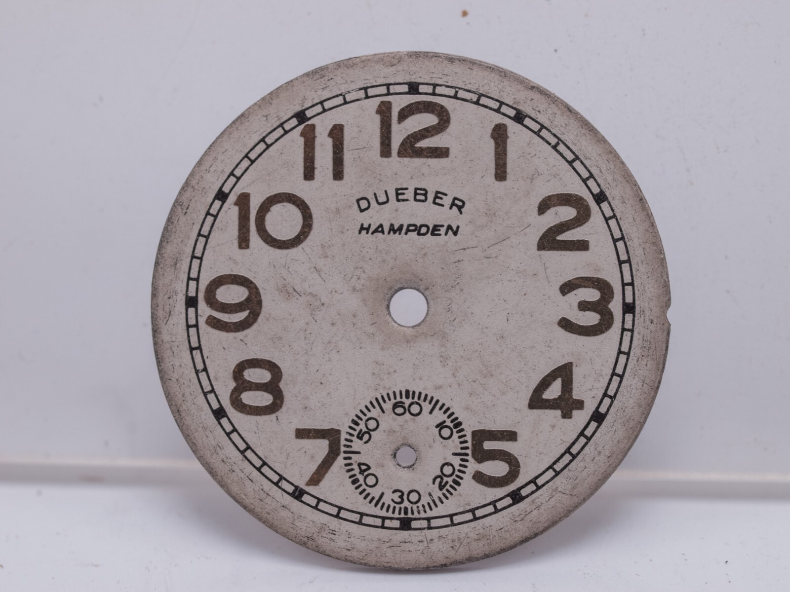 Dueber Hampden 3/0s Wrist Watch Arabic Numeral Painted Dial 26.6mm