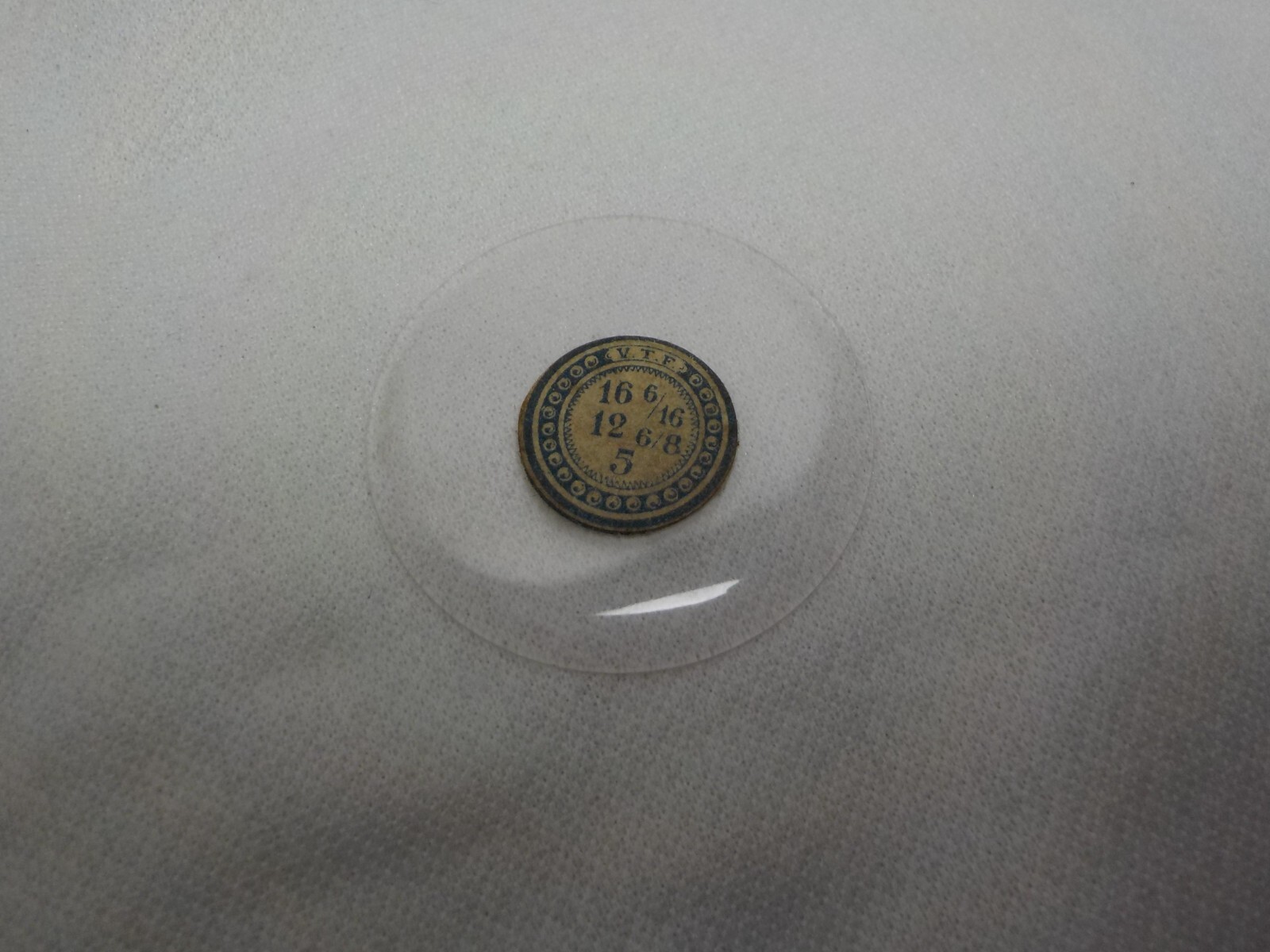 GLASS POCKET WATCH CRYSTAL HUNTER CASE SIZE 16 6/16 H 5 REPLACEMENT PART #138