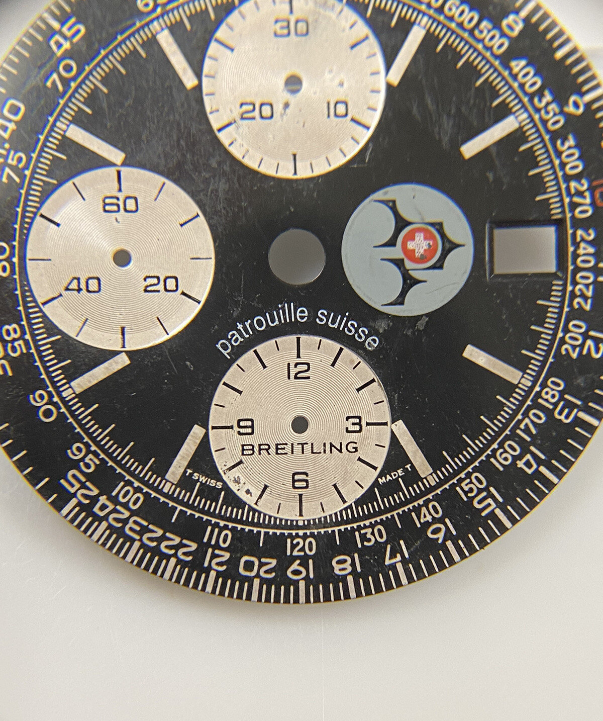 Genuine Breitling Old Navitimer Patrouille Suisse Black 32mm Dial Ref: A13022