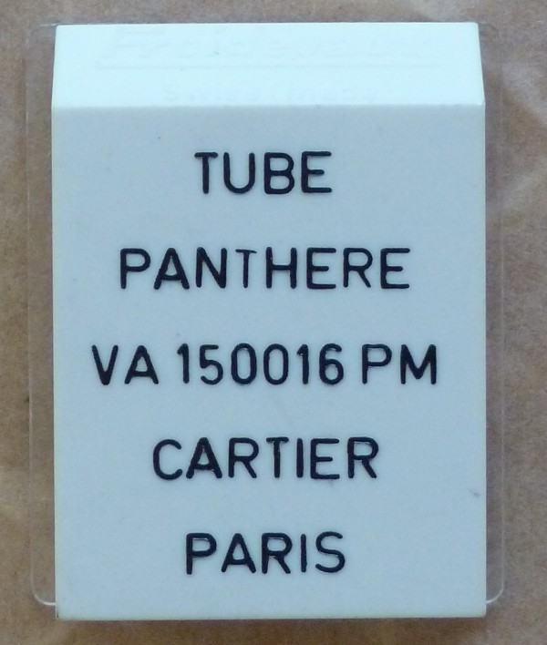 Cartier Paris Tube Panthere VA 150016 PM Free USA USPS Priority Ship