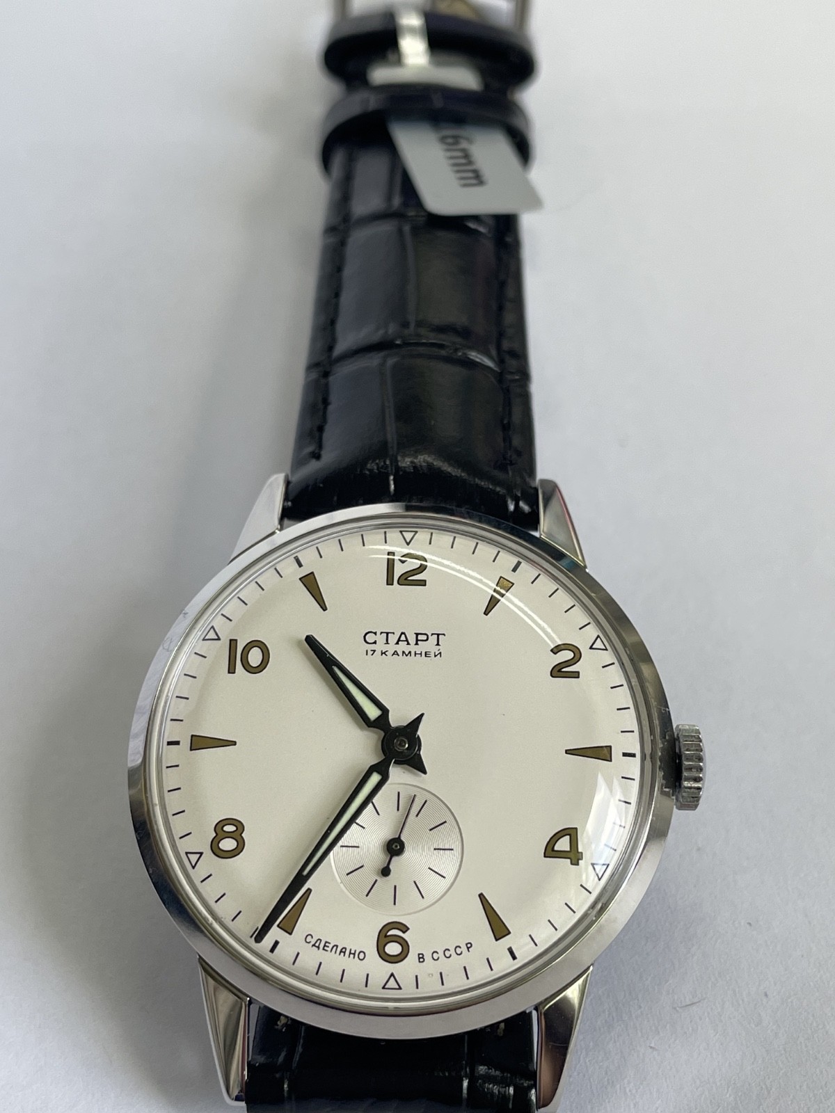 START WRISTWATCH 17 JEWELS Very rare vintage mechanism 3 kv 57 years