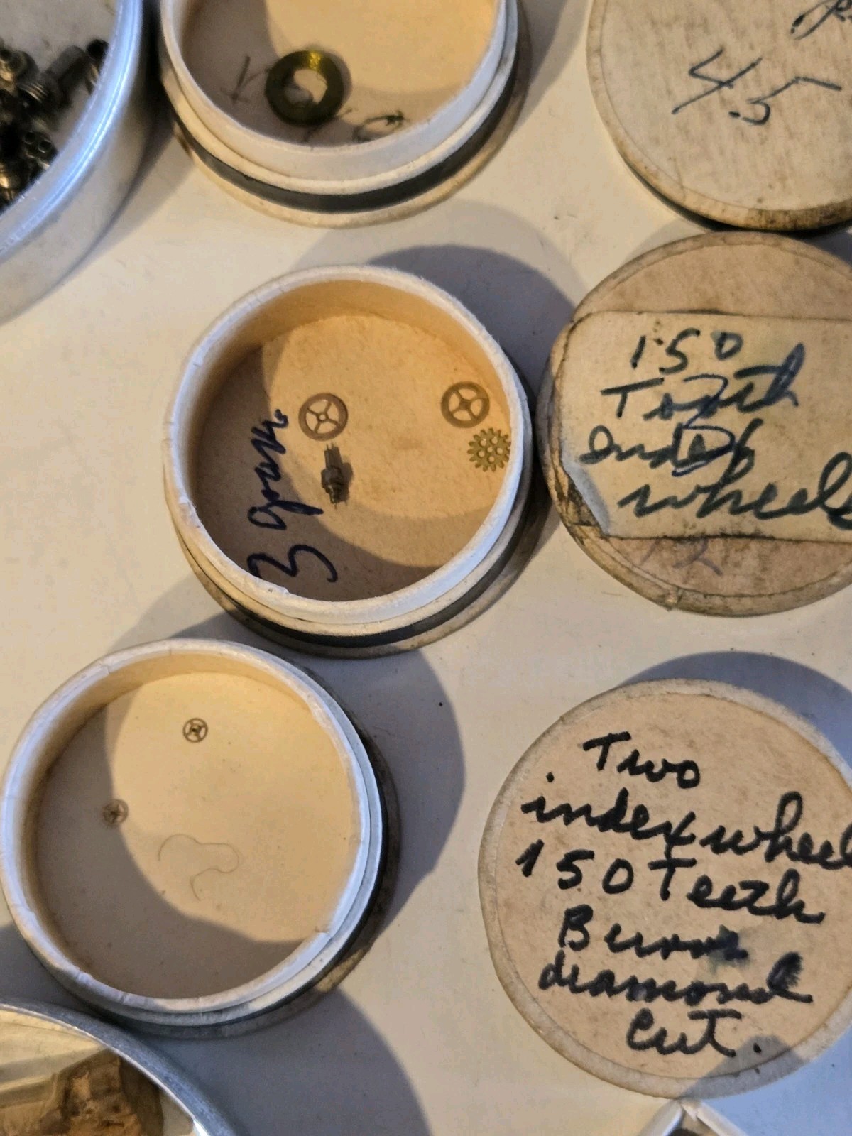 Vintage Watchmakers Part’s Estate Watch Repair Parts Bulk Lot #2.
