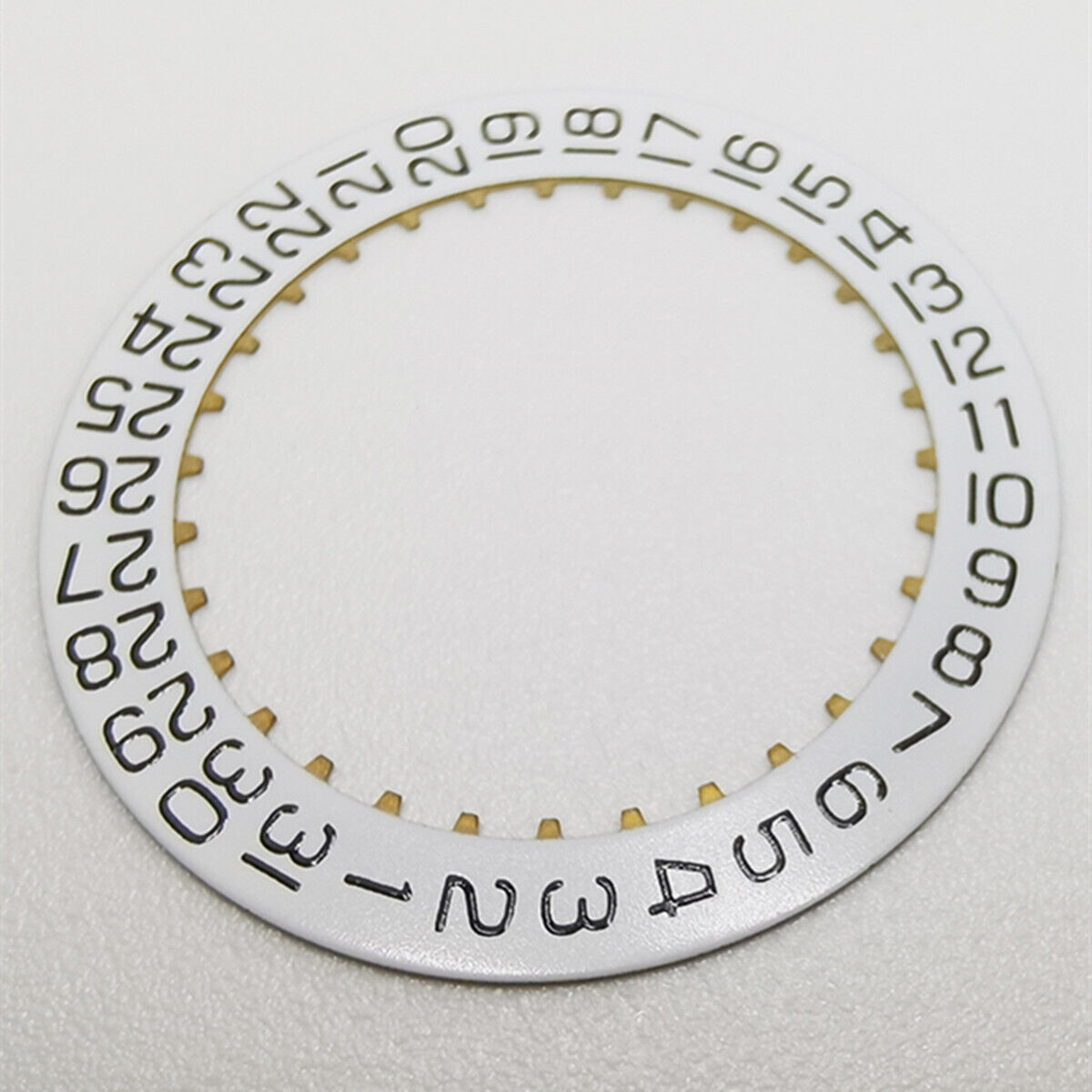 White Date Wheel for SW200 Movement with Date at 3 O’clock Generic Wheel