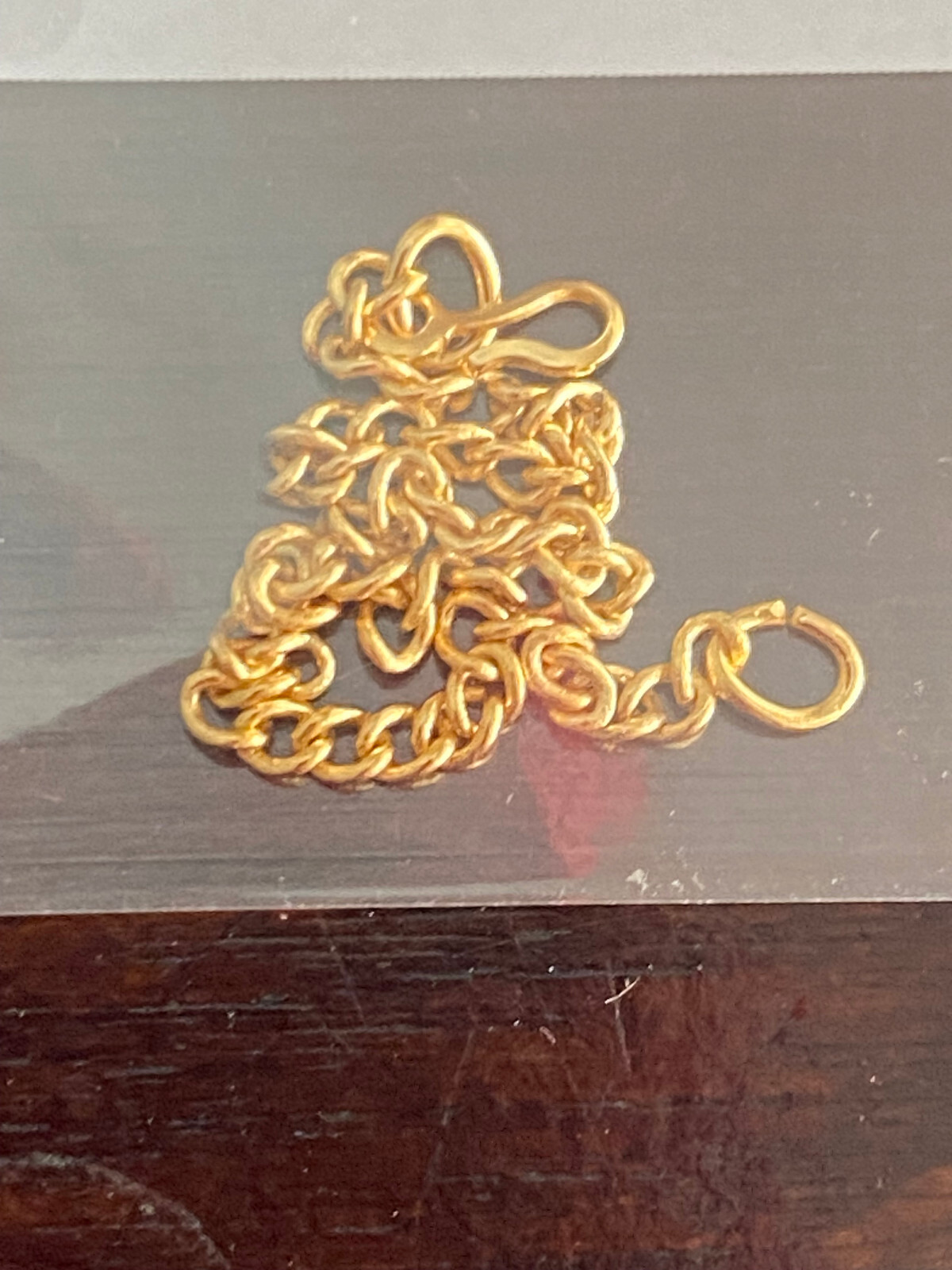 VINTAGE GENUINE N.O.S. SEIKO 1/20 12K YELLOW GOLD FILLED WATCH SAFETY CHAIN