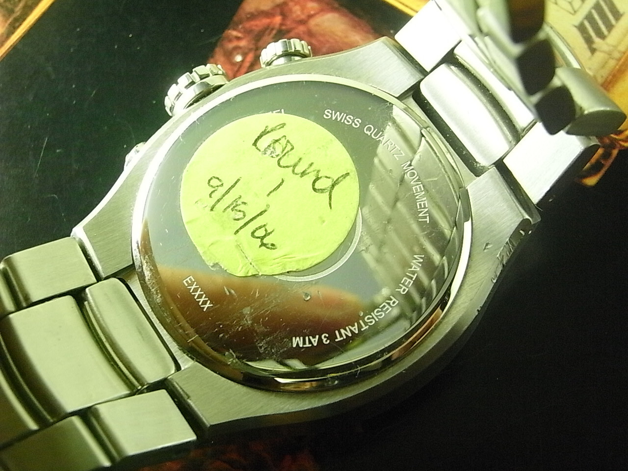 40MM ESQ BY MOVADO CATALYST CHRONO SALESMAN SAMPLE DEMO WATCH (without movement)