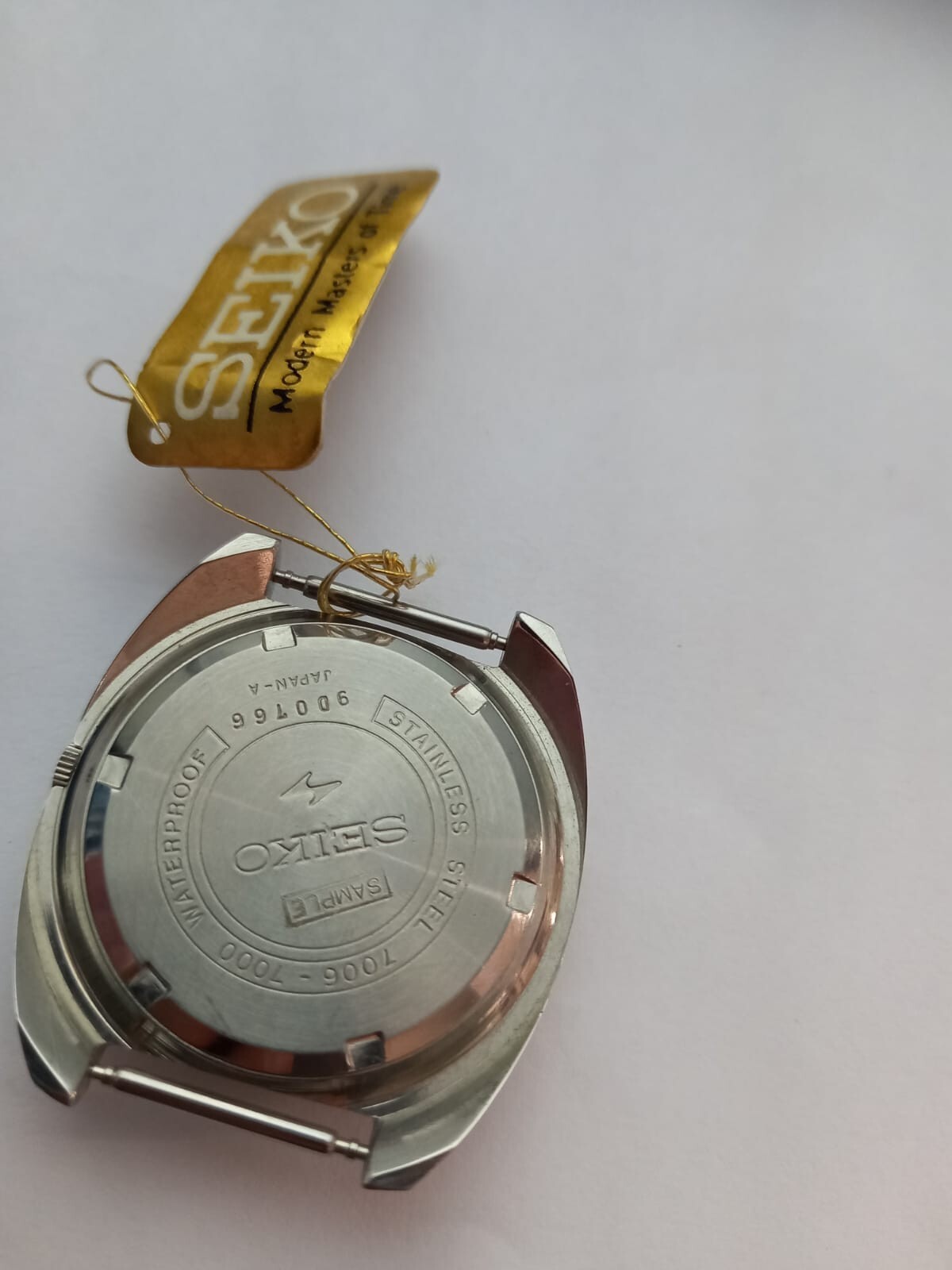 Seiko 7006-7000 Part CASE & Hands & crown Japan – sample NOS 1979