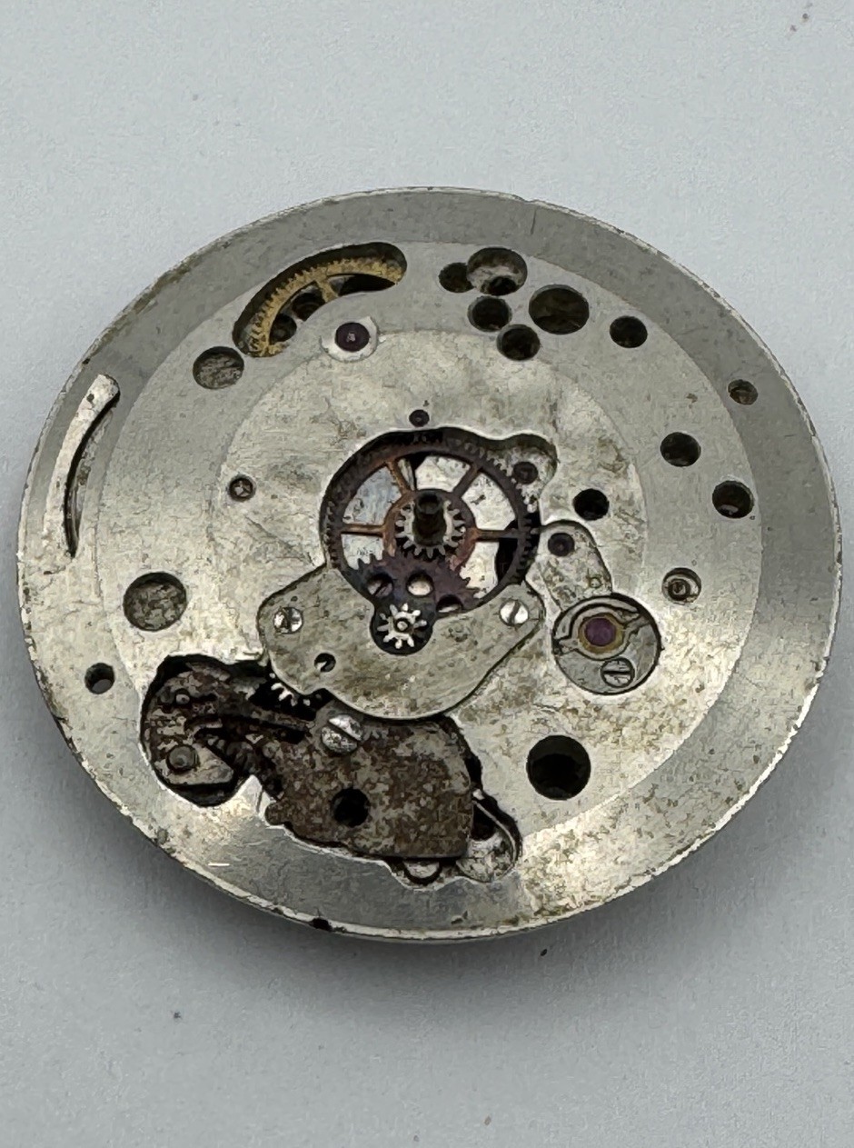 Vintage Eterna Matic Cal 1412U Partial Watch Movement For Parts Or Repair