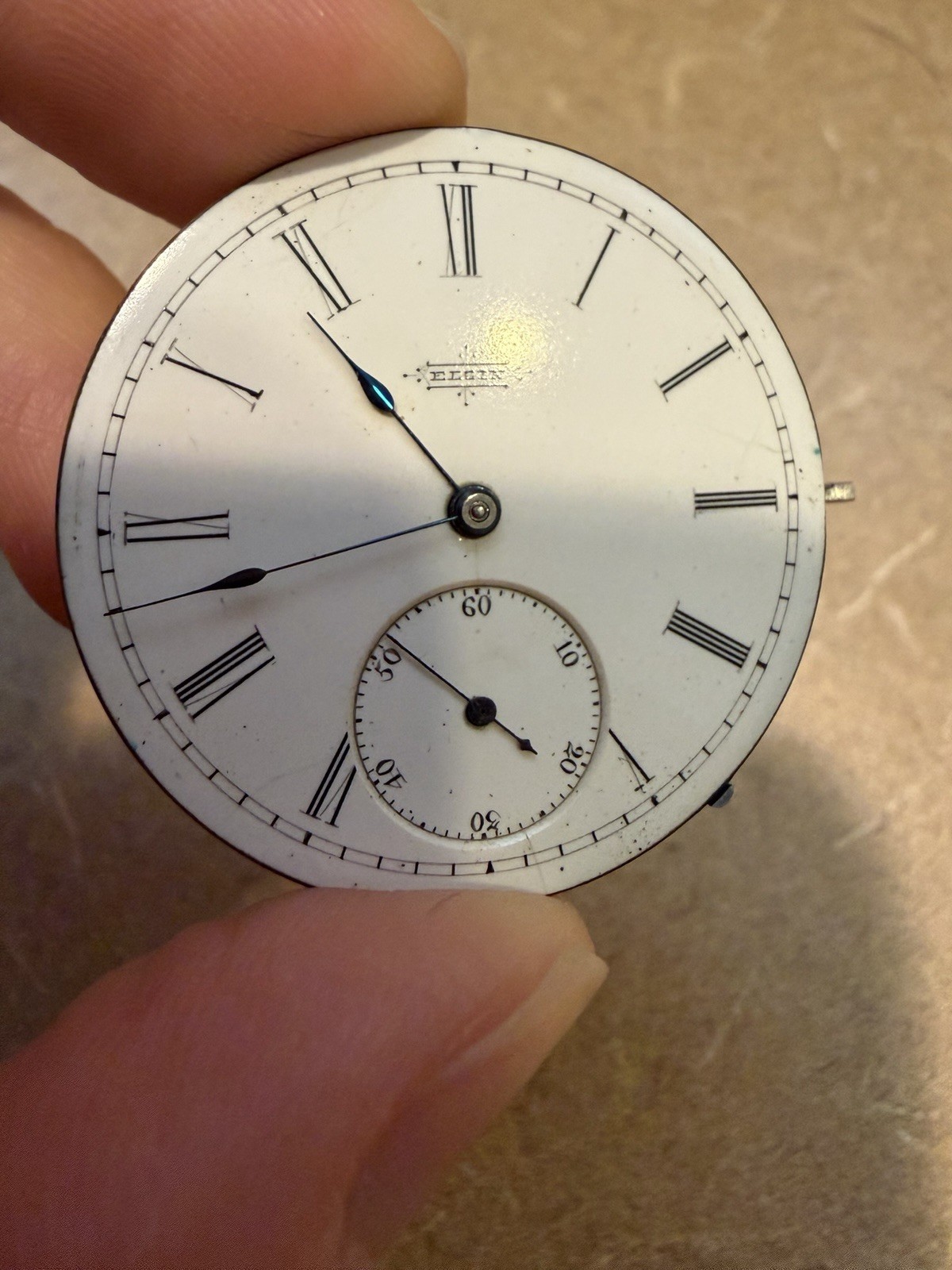 Antique Elgin National Watch Company Pocket Watch Movement NON WORKING