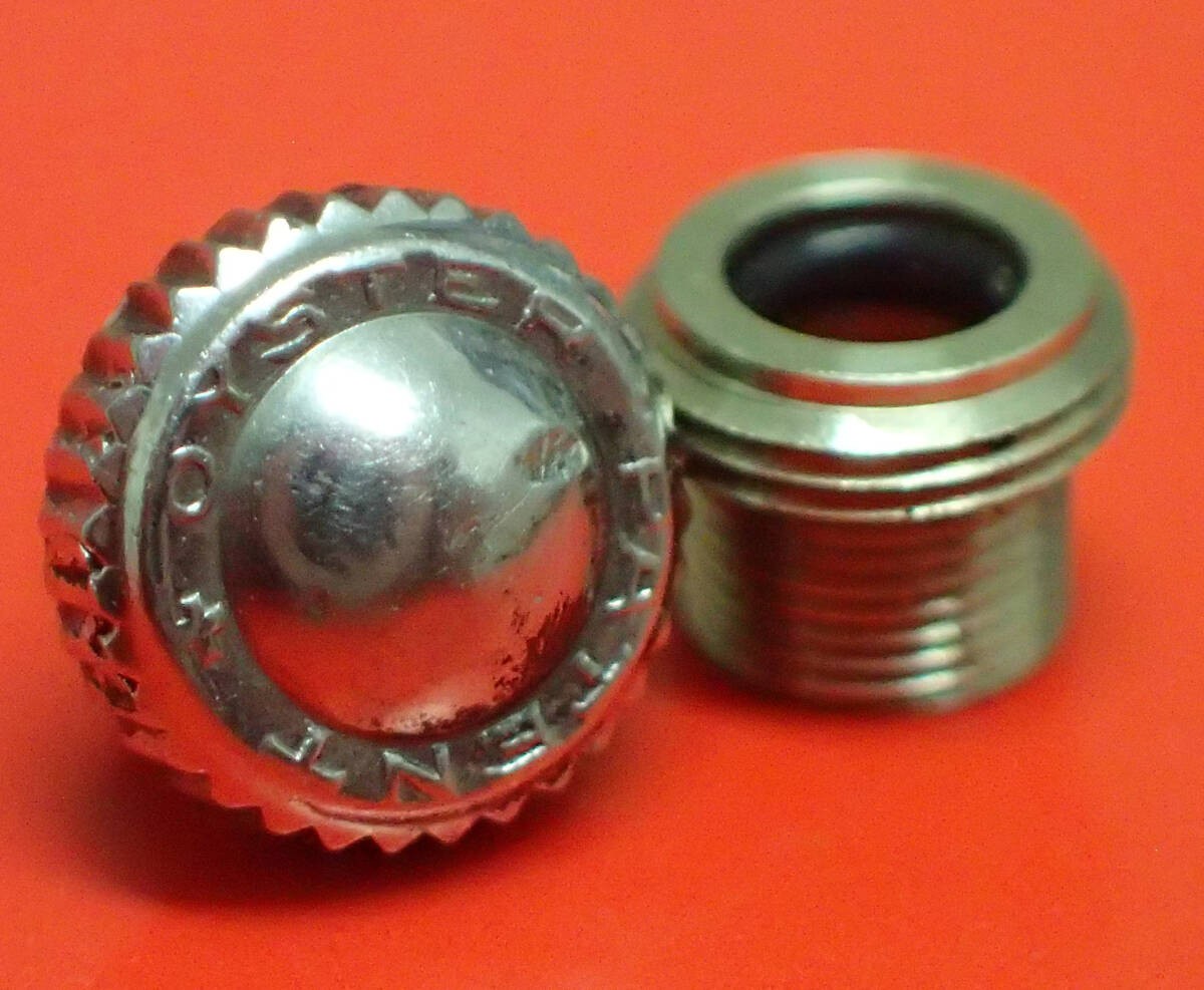 Genuine ROLEX PATENT Crown & Tube Set 5.5mm for Bubbleback Oyster Royal #828