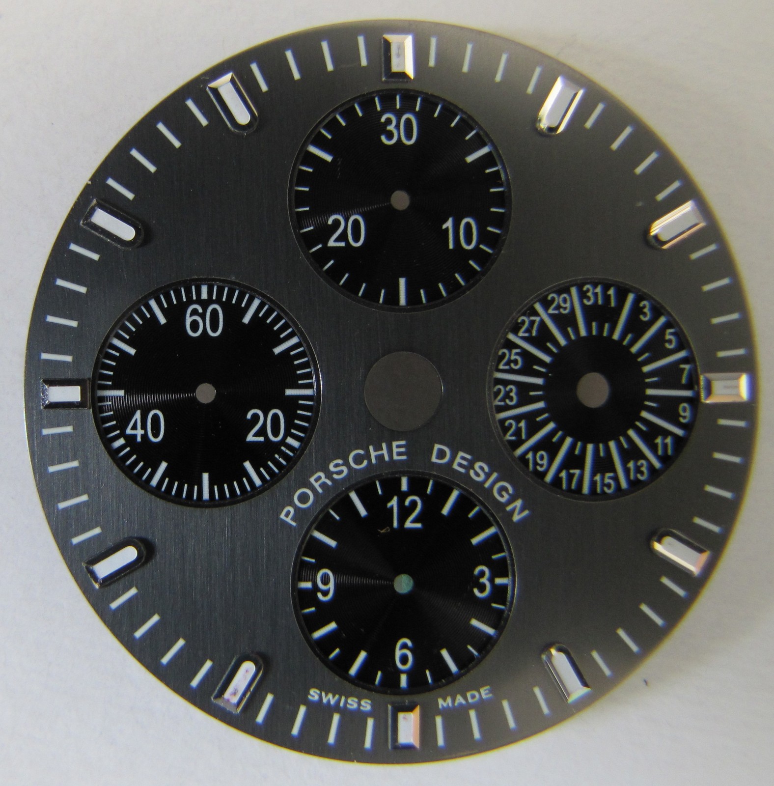 PORSCHE DESIGN chronographe dial based on ETA 7750 with handdate NOS SwissMade