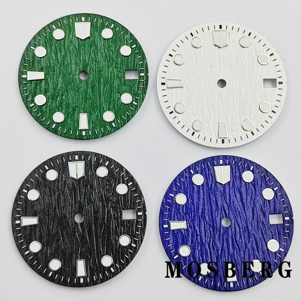 28.5Mm Watch Dial for NH34 NH35 NH35A with Date Window Luminous Watch Faces Fit