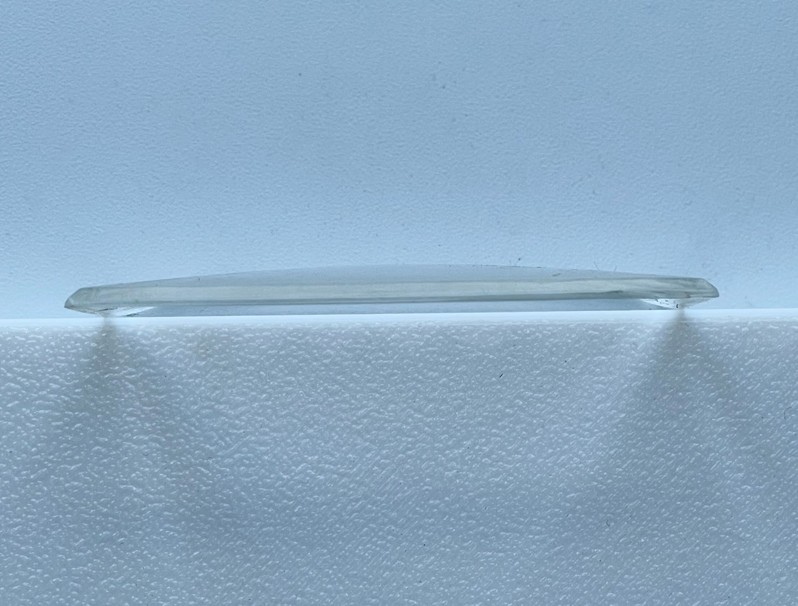 NOS Europa Clock Crystal 2pc Replacement Rectangular Plexiglass 59.5mm 43.1m