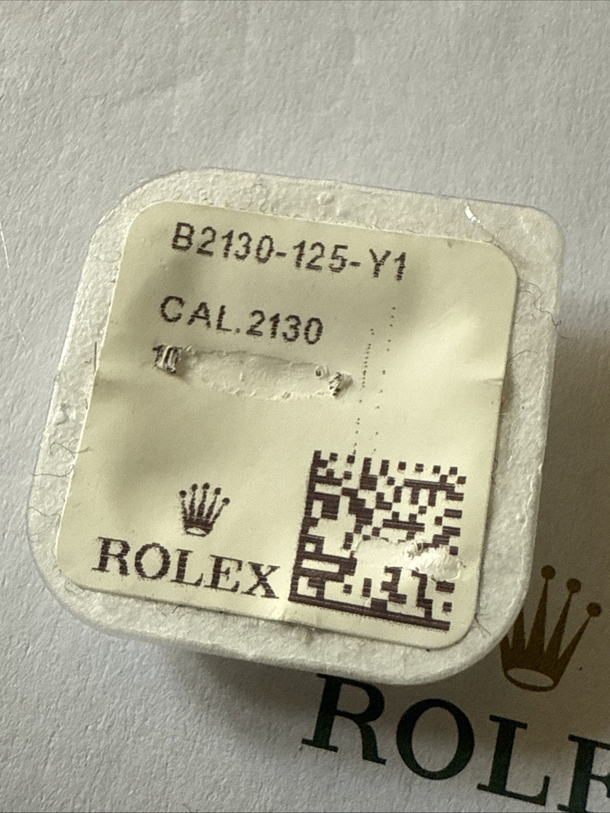 GENUINE Rolex 2130 2135 125 Minute Pinion Bridge New Factory Sealed