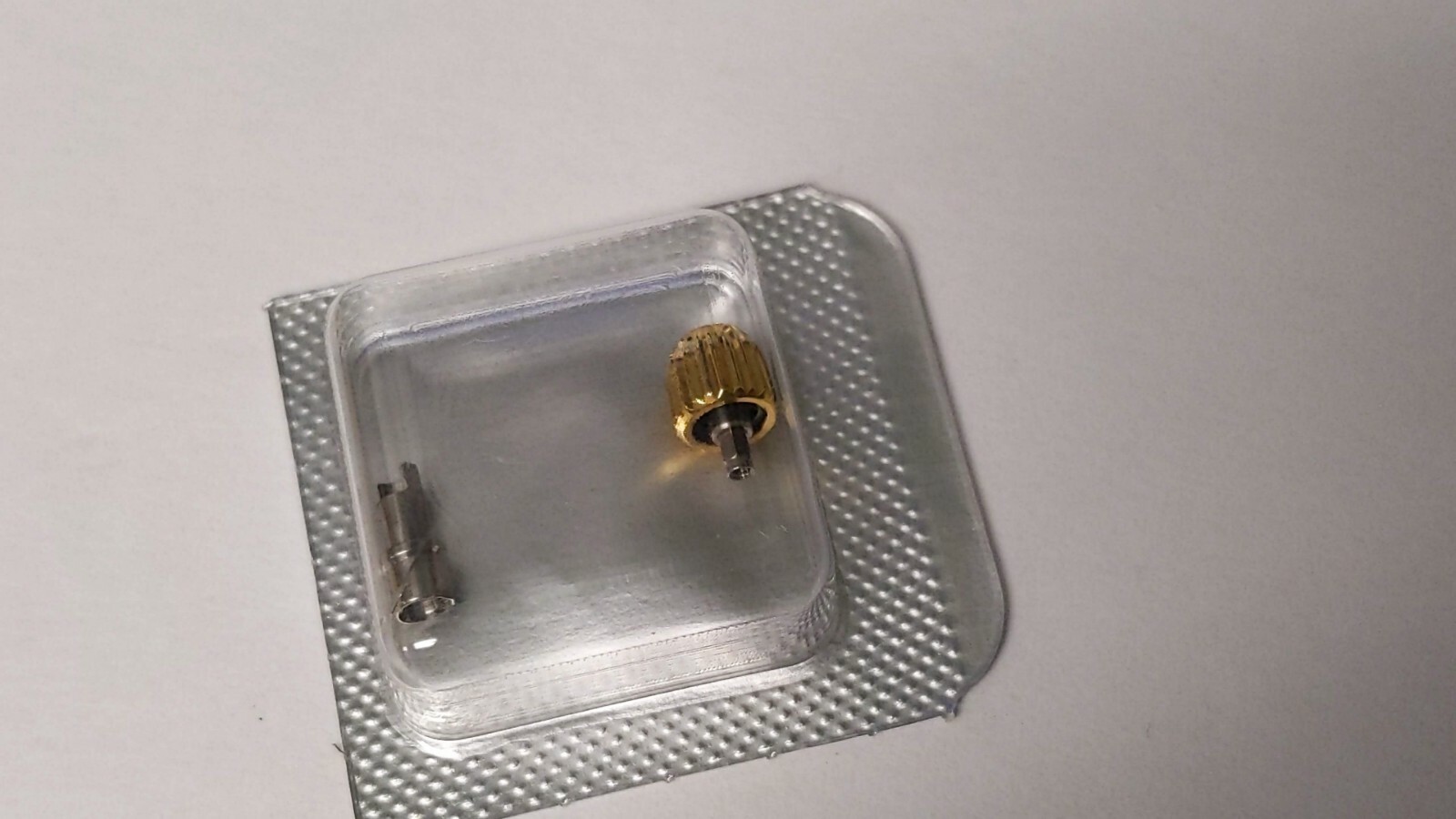 Tag Heuer CROWN and TUBE 4.6×4.2mm M0.9, Tag-17 (YELLOW) New/Sealed