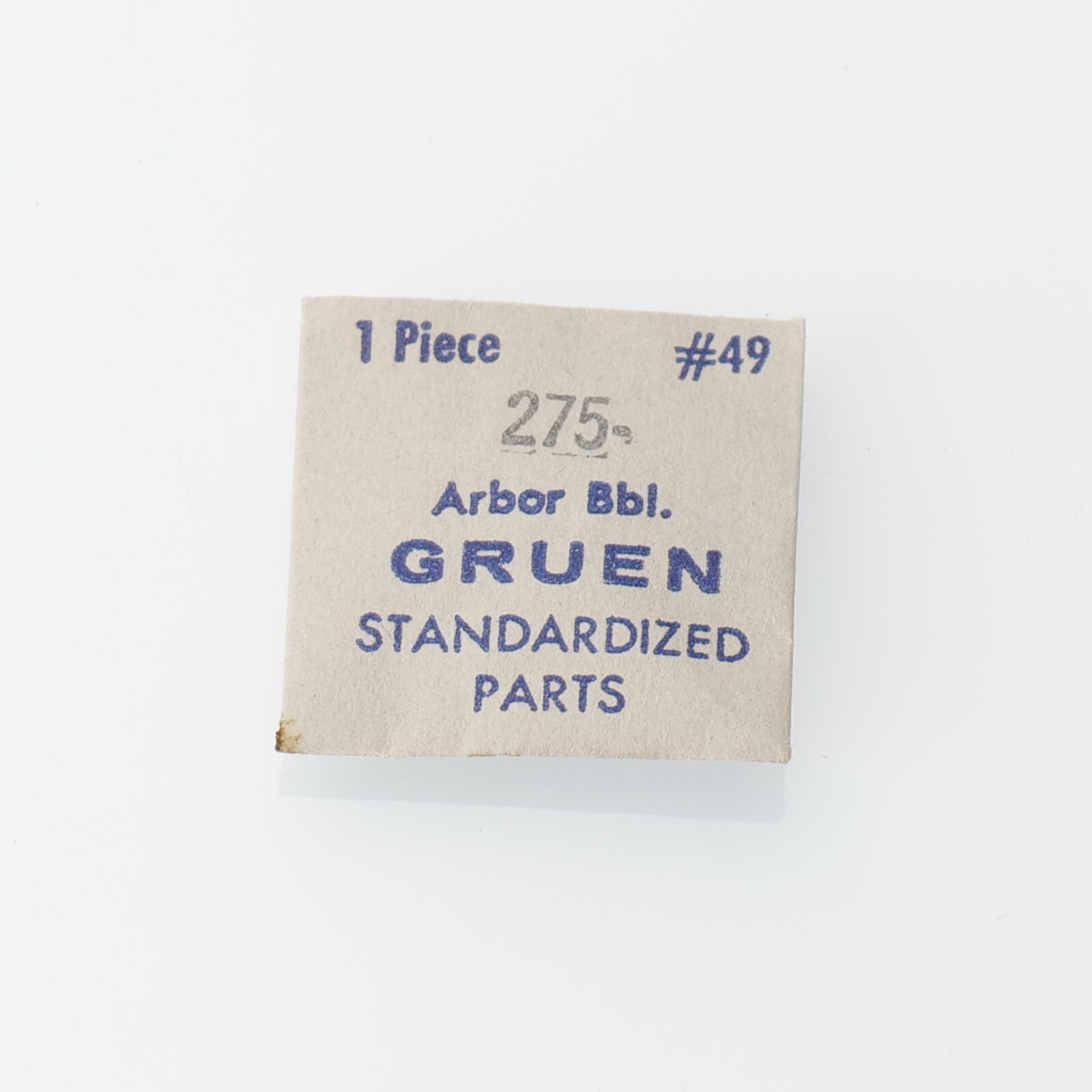 Gruen 275 Barrel Arbor Watch Part #195 Watchmakers New Old Stock (C16D2)
