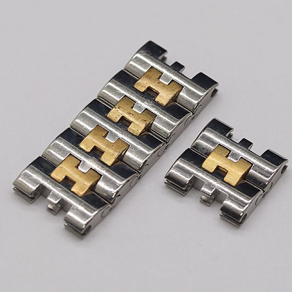 Genuine Hermès Serie 5-link silver and gold color 11mm women’s watch yzk6