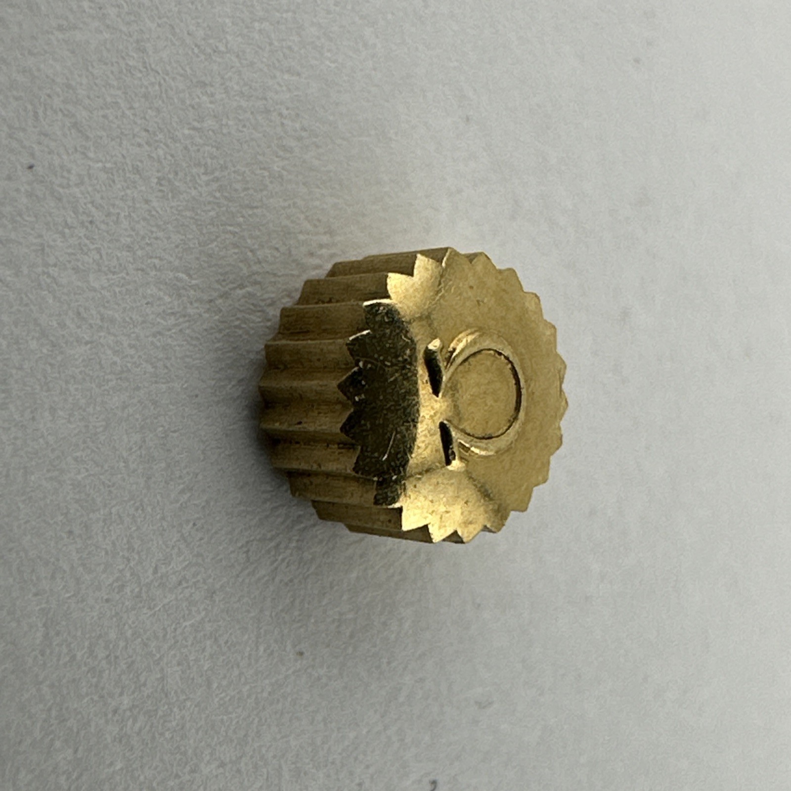 Omega Gold Plated 5.3mm X 3.5mm Wristwatch Crown – New Old Stock