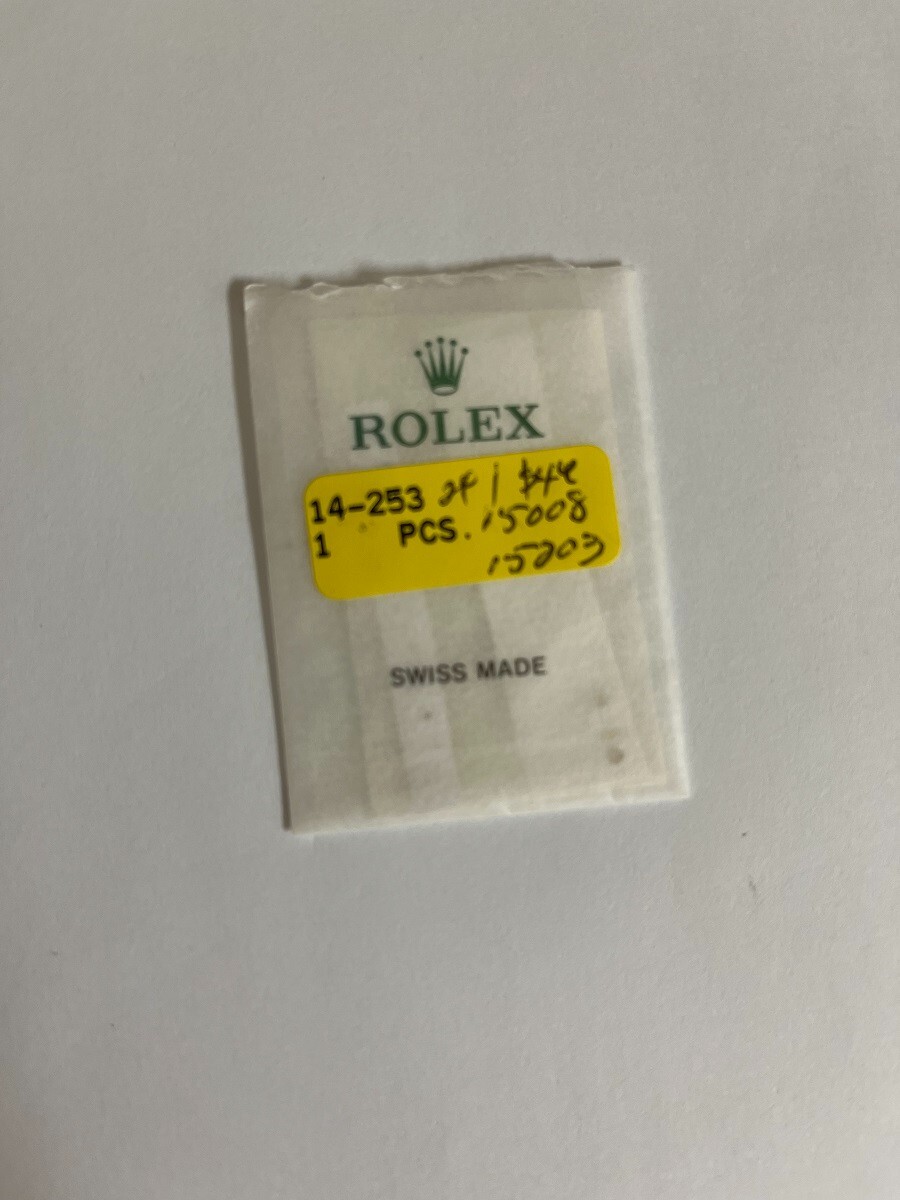 Genuine Rolex Set of Hands 14-253 Yellow Gold Model 15008 15003 New unsealed