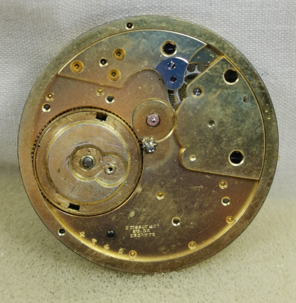 Tissot & Co Rare Swiss Pocket watch Movement Circa 1857-1870 Parts/ Repair!