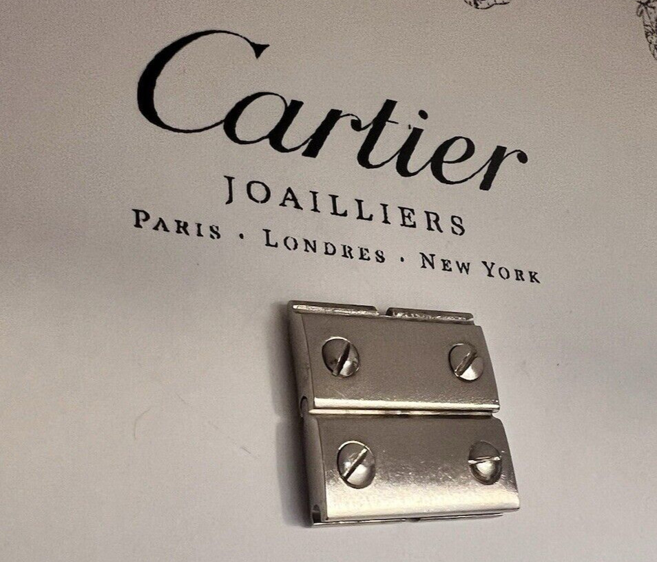 Cartier Watch Link Santos Stainless Steel 14mm PREOWNED COMPLETE Swiss Made