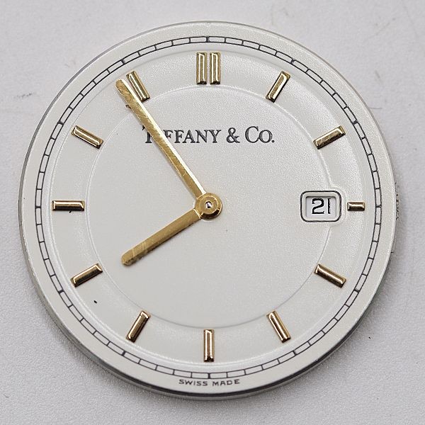 Tiffany Genuine Movement Men’s Wrist Watch Parts White Color Quartz For Parts