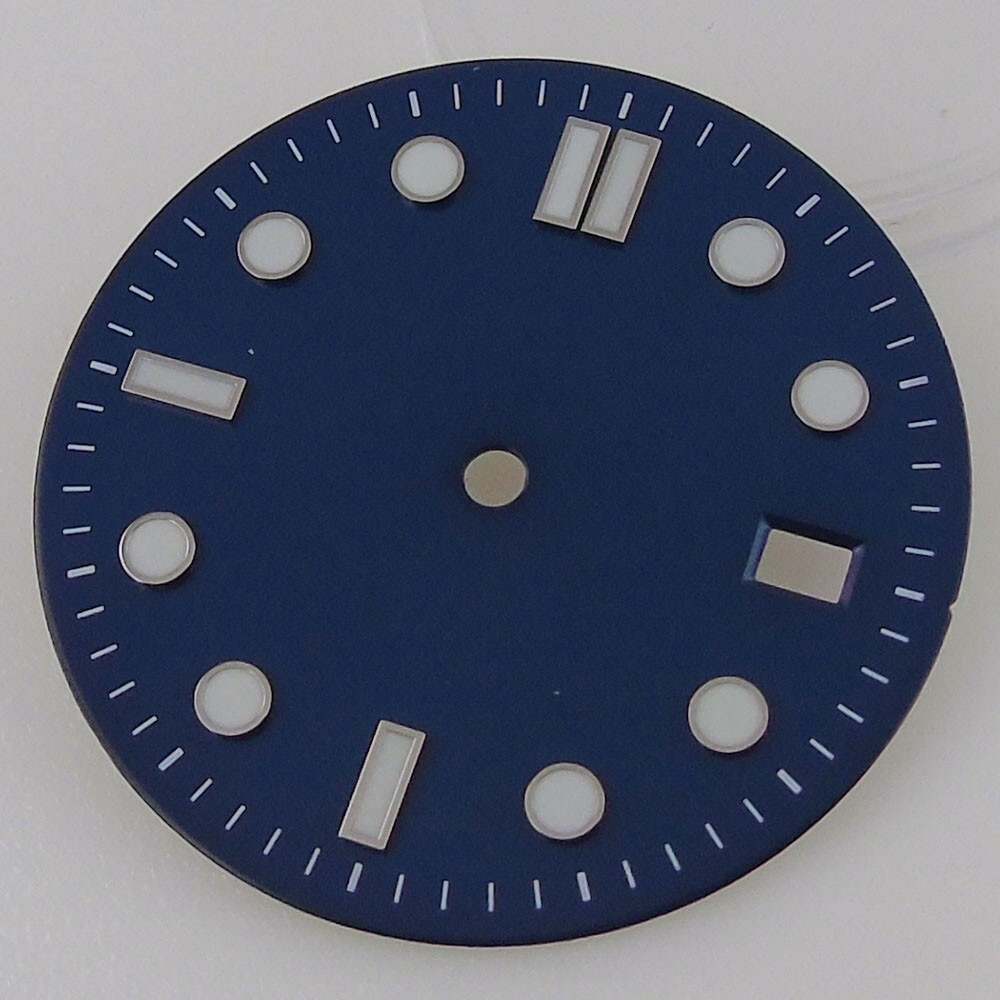 Green Lume Mod White 31mm NH35 Watch Dial Face fit NH35 NH36 Movement Watch Part