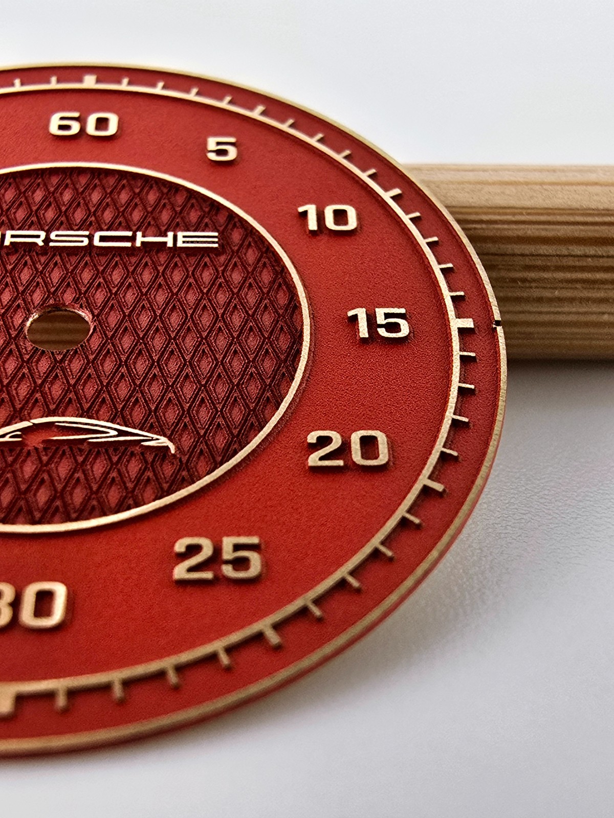 Custom-Made Laser Engraved Watch Dial | Porsche – Order any designsize