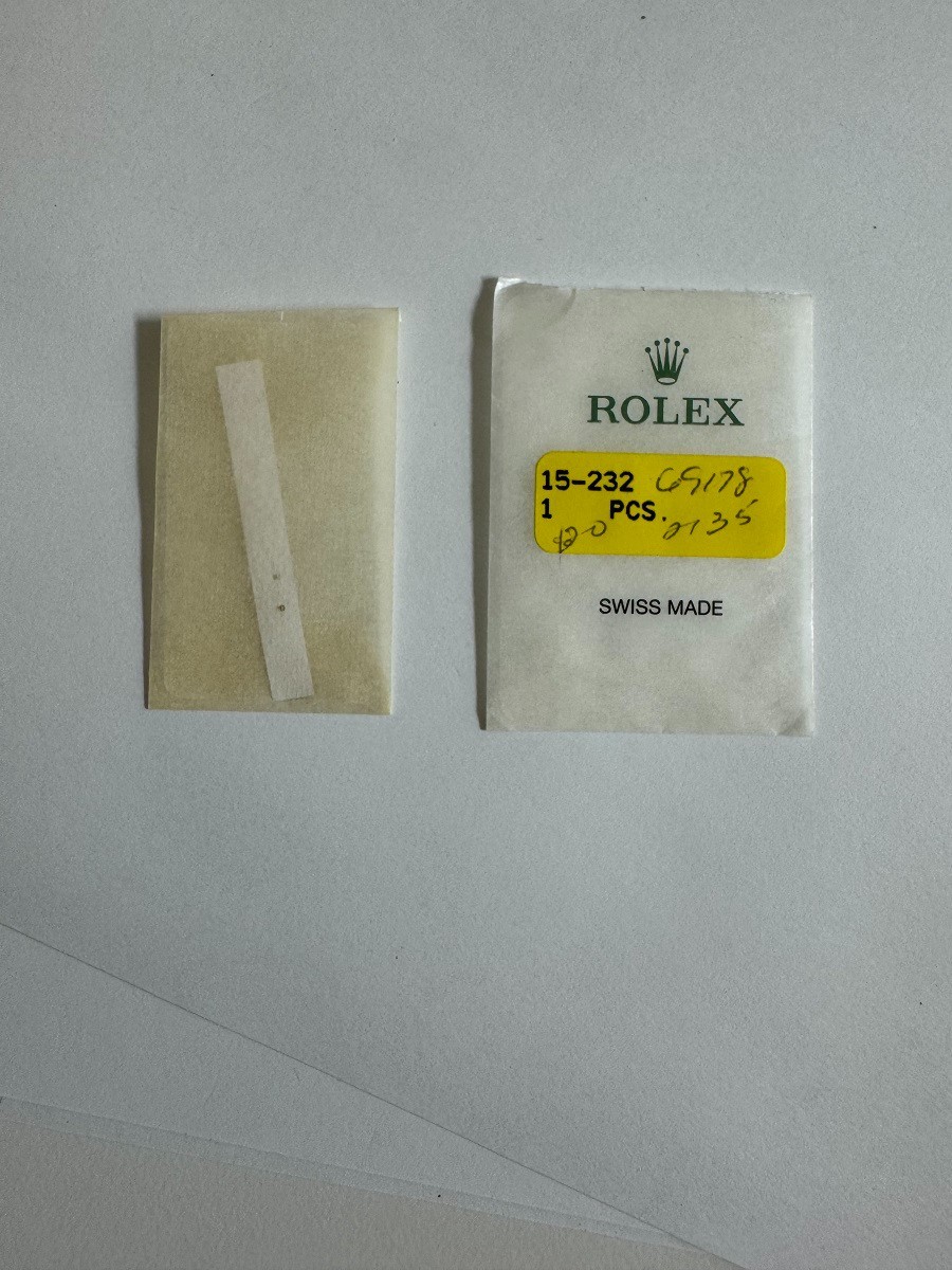 NOS Genuine Rolex 15-232 18K Yellow Gold Second Hand 2135