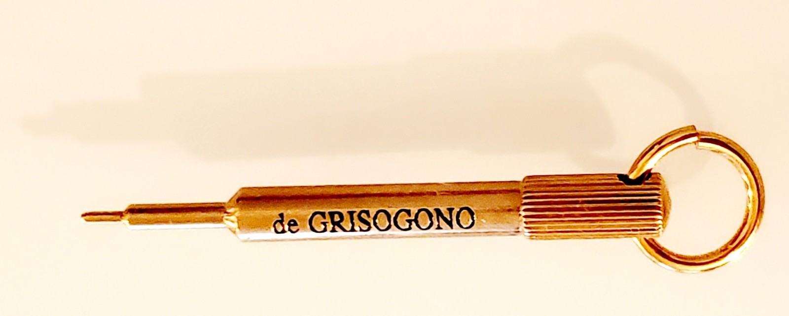De Grisogono Gold Plated Stylus Pusher Pin NOS