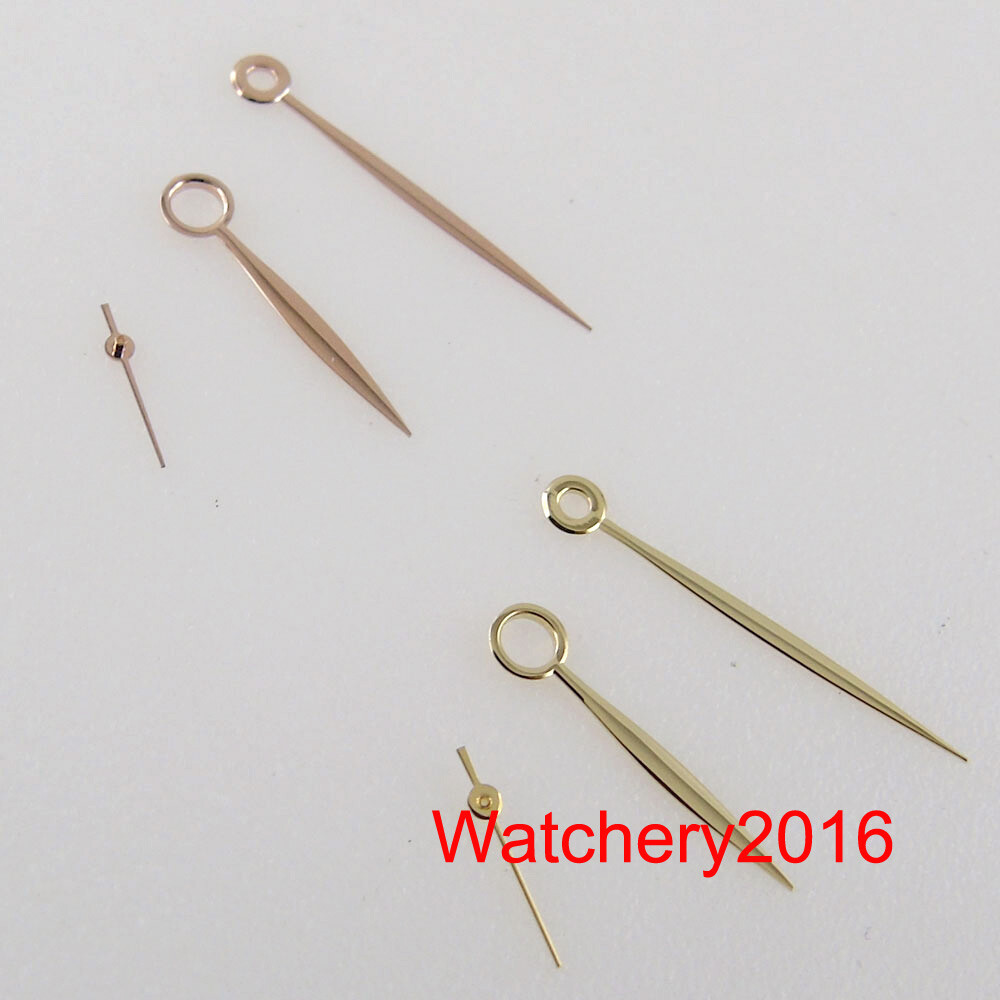 Manual Movement Gold Rose Gold Watch Hand Needles Fit ST3600 3602 ETA 6498
