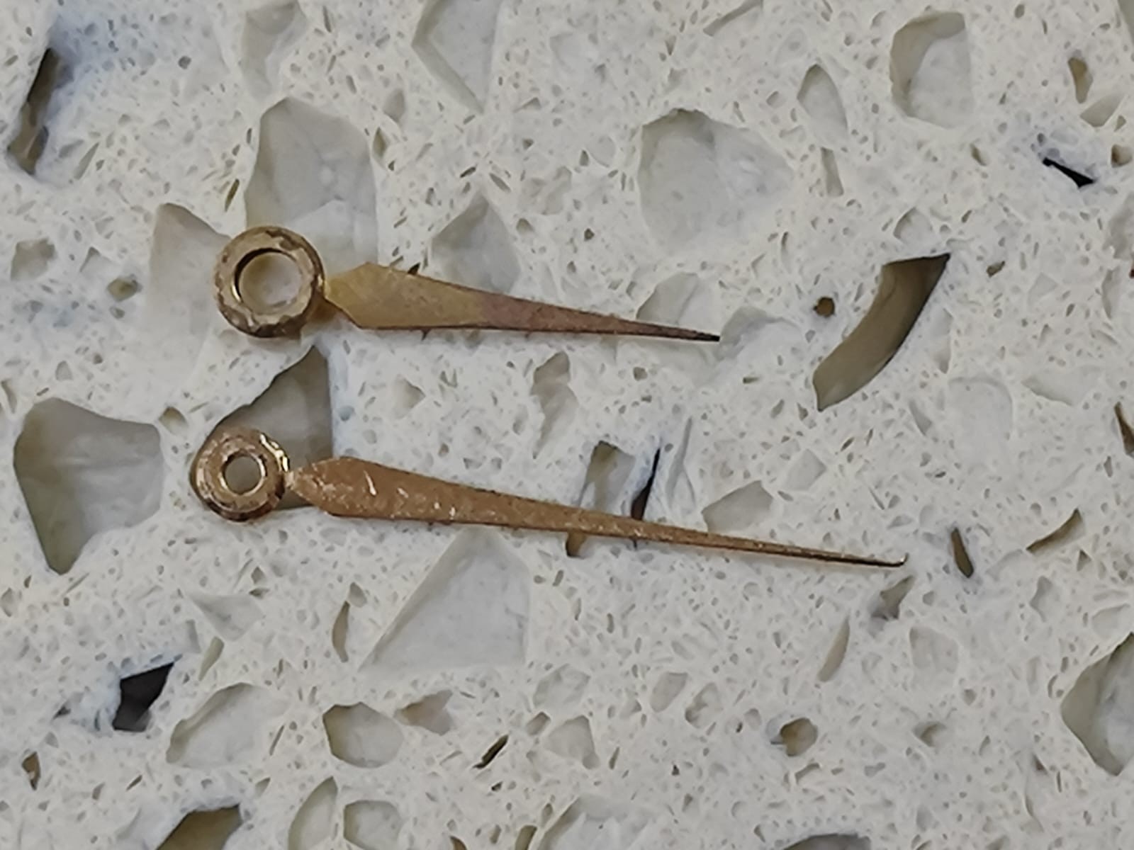 IWC Schaffhausen watch CAL C89 PART Set Hands Gold – IWC C 89 USED 2 hands