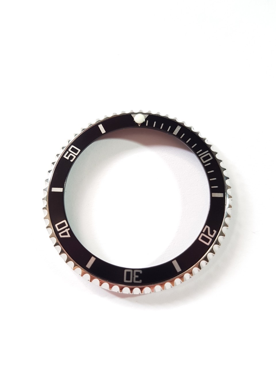 NEW STAINLESS ROTATING BEZEL W/GASKET LARGE DIVERS 7002-7001 /6309-7040 WATCH