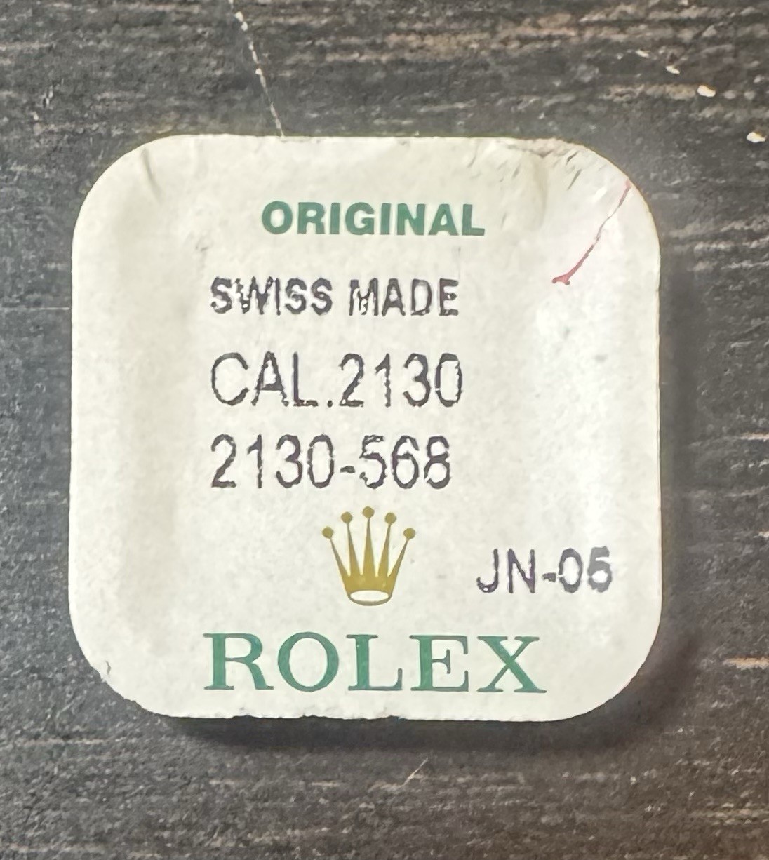 Rolex Cal. 2130 Part 568 Axle For Oscillating Weight 2130-568