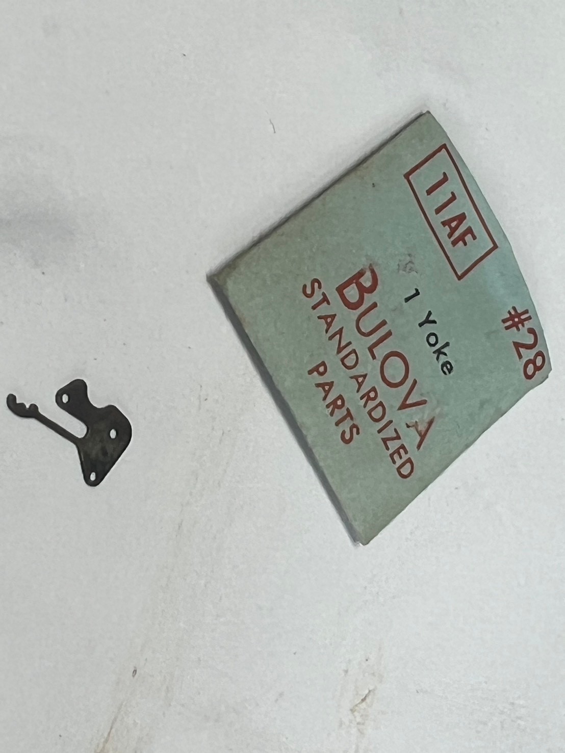 118. Bulova various watch part
