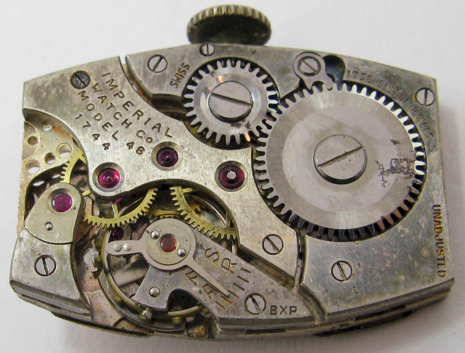 Eta 735 ? Imperial Watch cal. 48 1744 watch movement 17 jewels for part