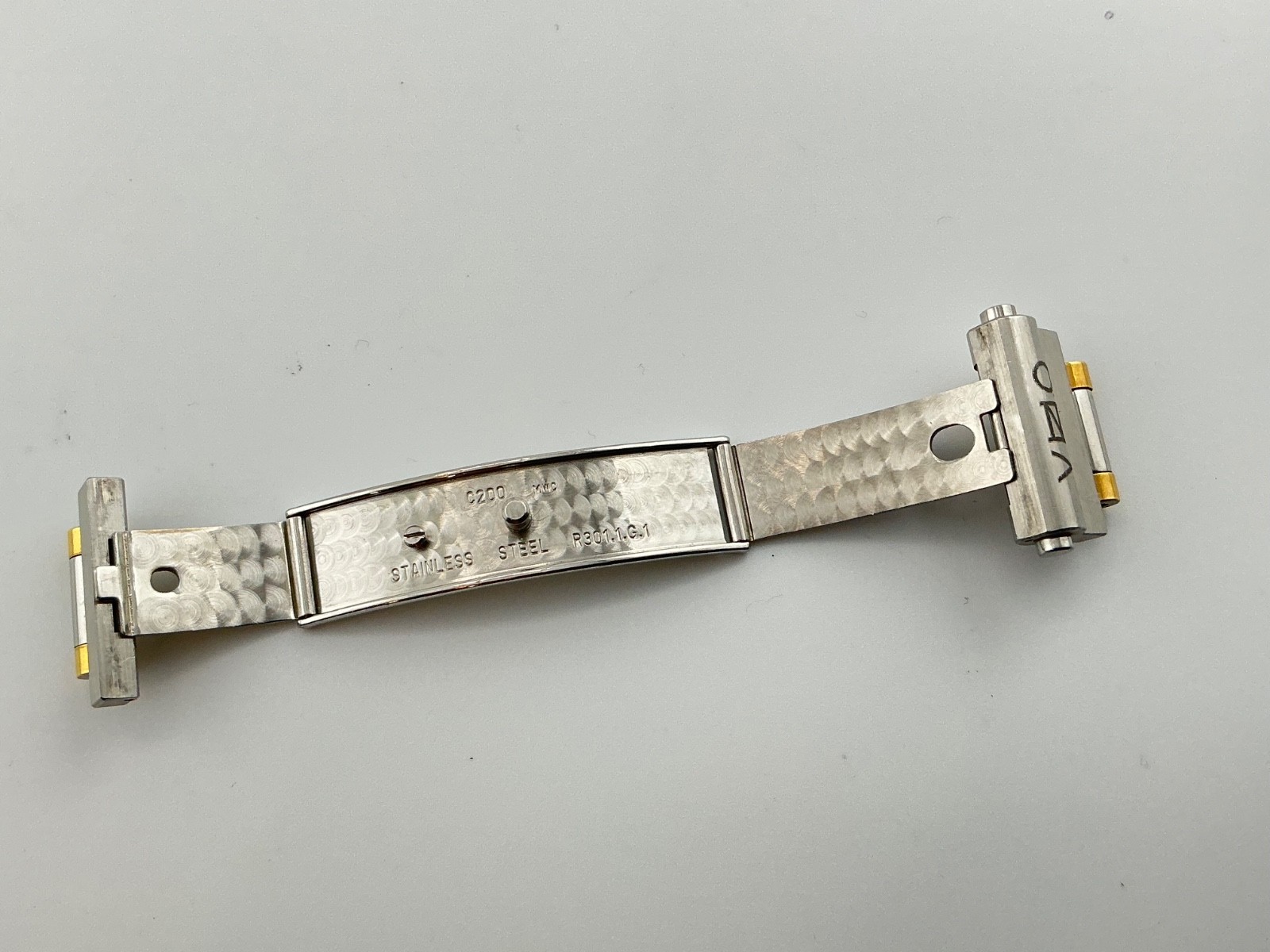 Movado Vizio 98 C2 878 & 98 C2 0878 18k solid gold & S/S Clasp for 35mm case