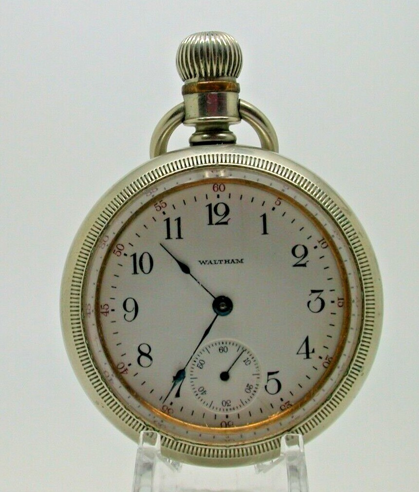 WATCHMAKERS – WATHAM 18 SIZE, MODEL 1908, 15 JEWEL MOVEMENT –VINTAGE–36MF29