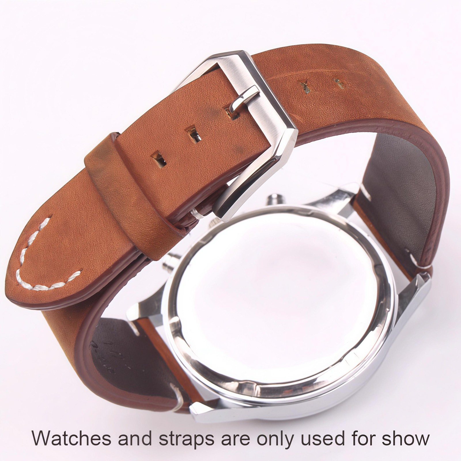 316L Steel Pin Buckle 16 18 20 22mm For Leather Watch Strap Brushed Polished