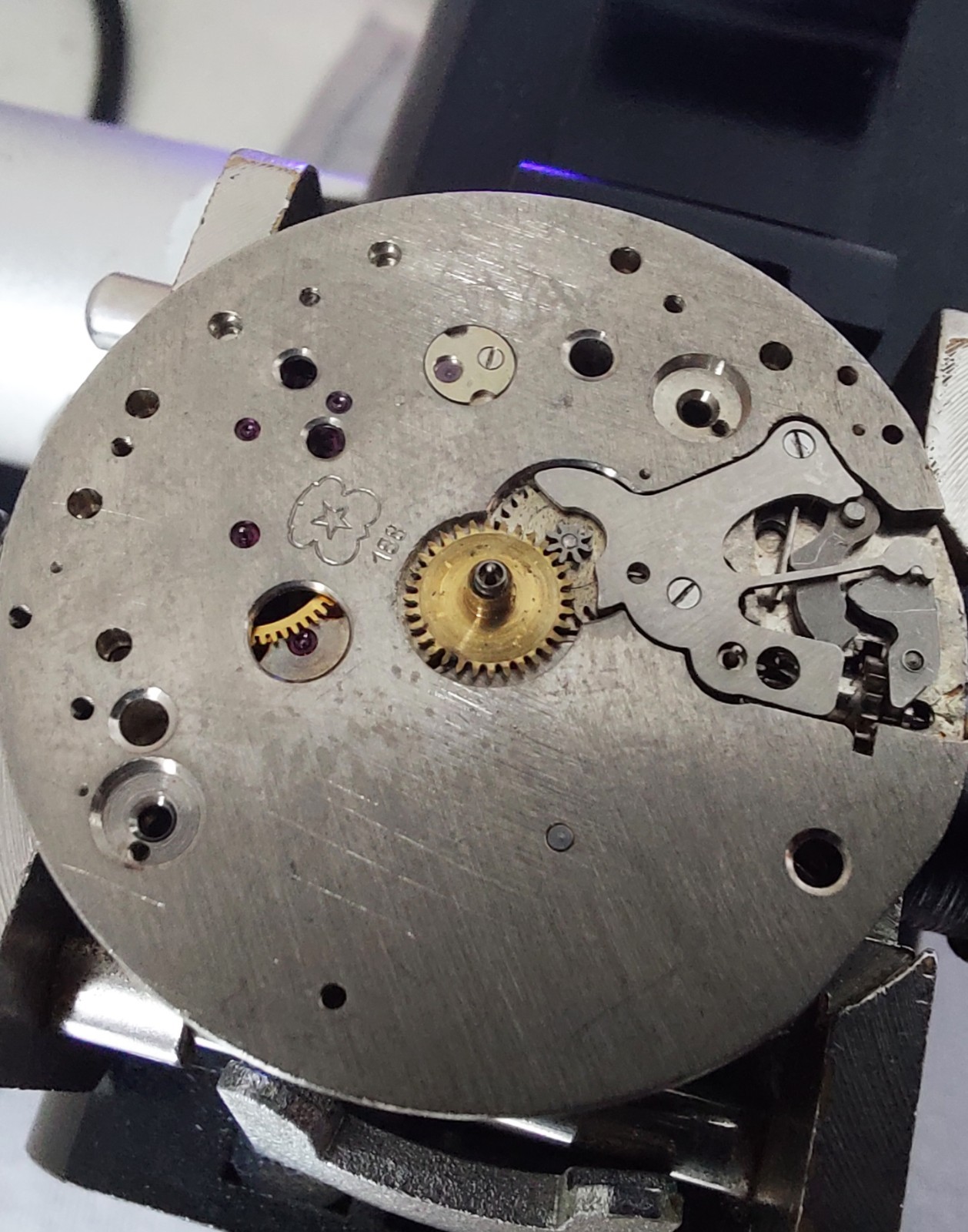 Vintage BREITLING Cadette Chronograph Movement Venus 188 & Dial. Ca 1950’s