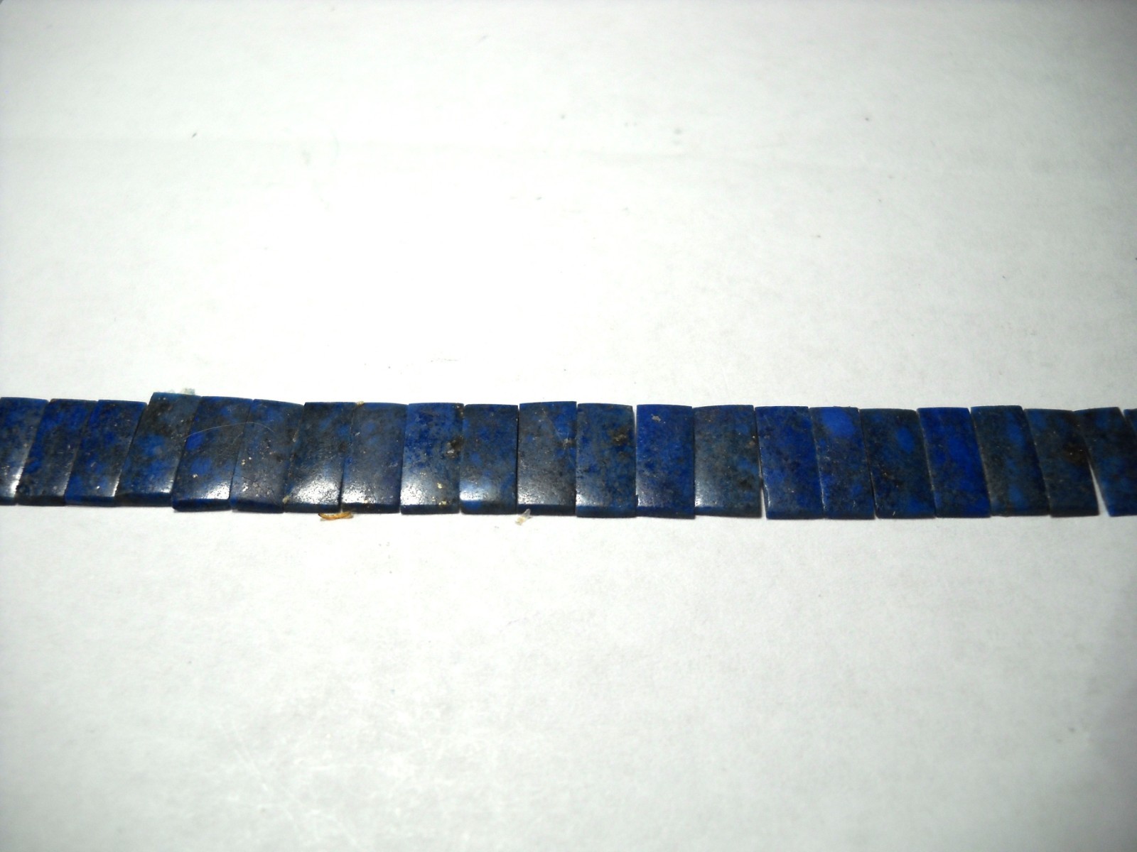 559 Vintage Lapis Lasuli tryangle bracelet replacement pieces 11 x 4 x 1 mm
