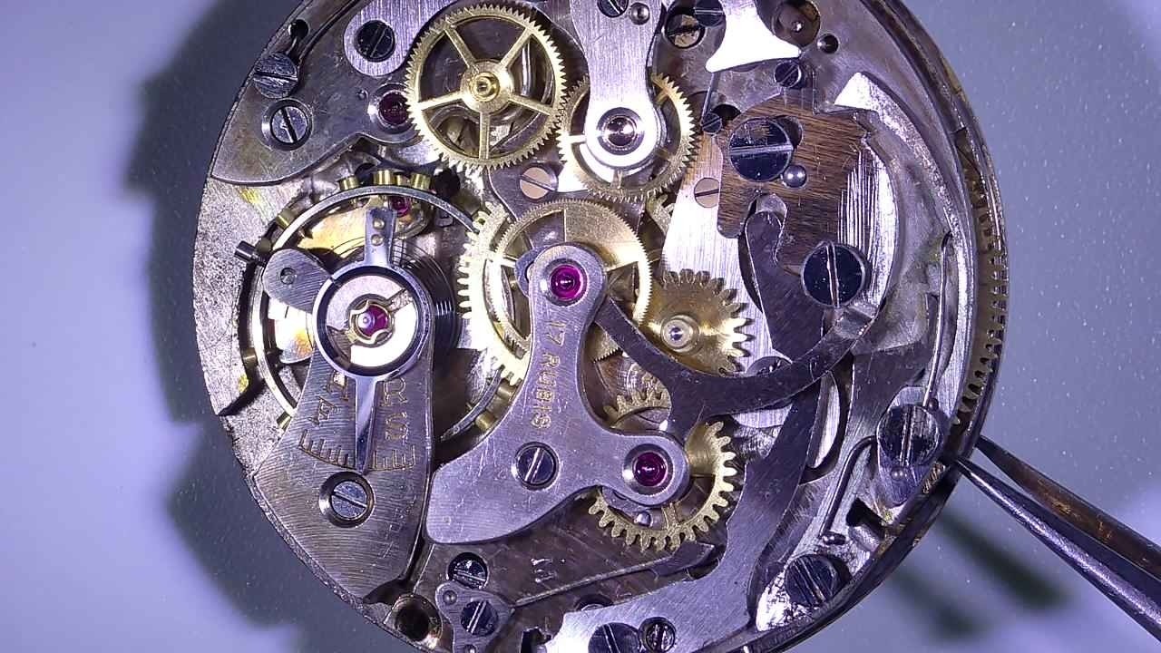 Landeron LANDERON Gray Chrono Movement Stainless Steel Watch Part